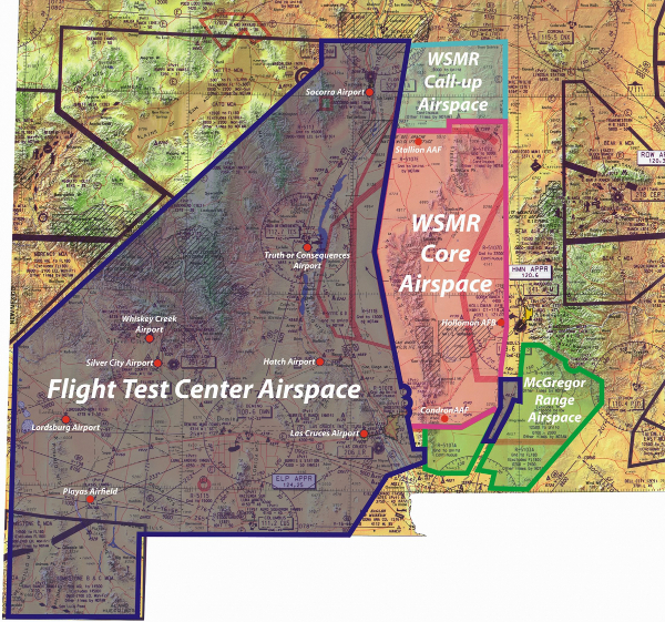 COA airspace map with Deming removed