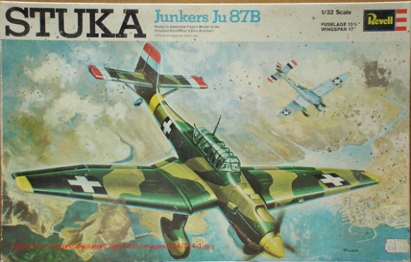 Revell Ju-87B 1-32 boxart